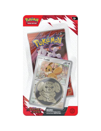 Zestaw: 2x Pokémon TCG: Destined Rivals - Checklane Blister: Evee + Zarude