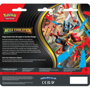 Zestaw Pokémon TCG: 2x Mega Evolution - 3-Pack Blister - Psyduck+Golduck