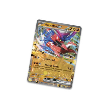 Zestaw Pokémon TCG: 2x Slashing Legends Tin - Koraidon ex+Zacian ex