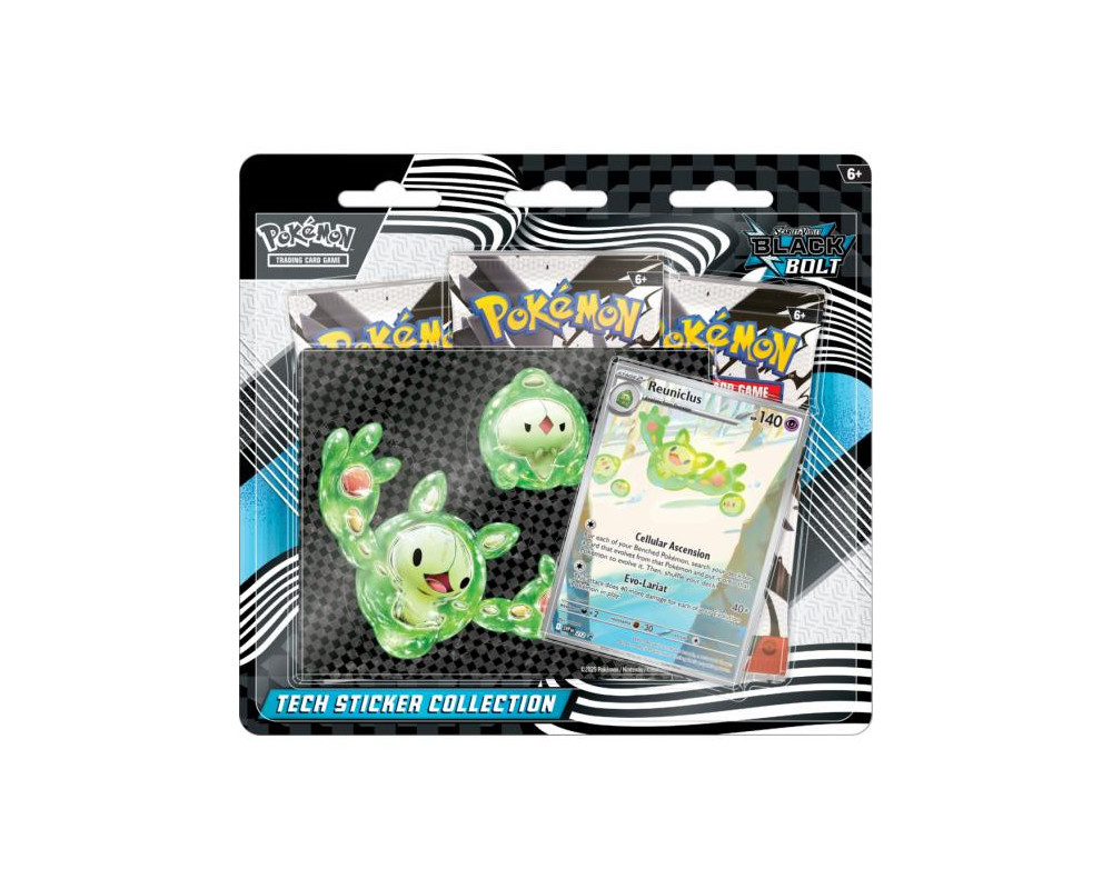 Pokémon TCG: Black Bolt Tech Sticker - Reuniclus