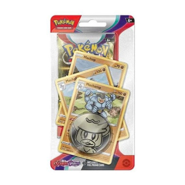 Zestaw: 2x Premium Checklane Blister Scarlet & Violet Gengar+Machamp