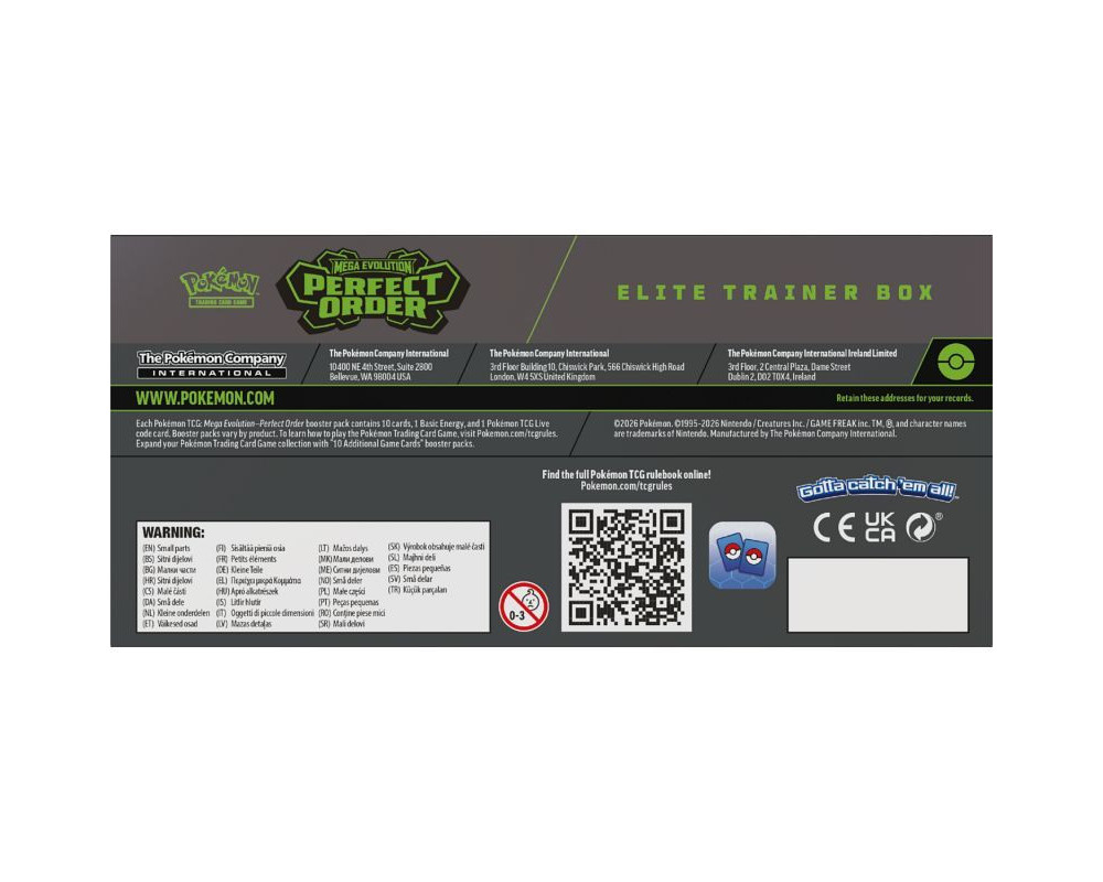 Pokémon TCG: ME03 Perfect Order - Elite Trainer Box ETB