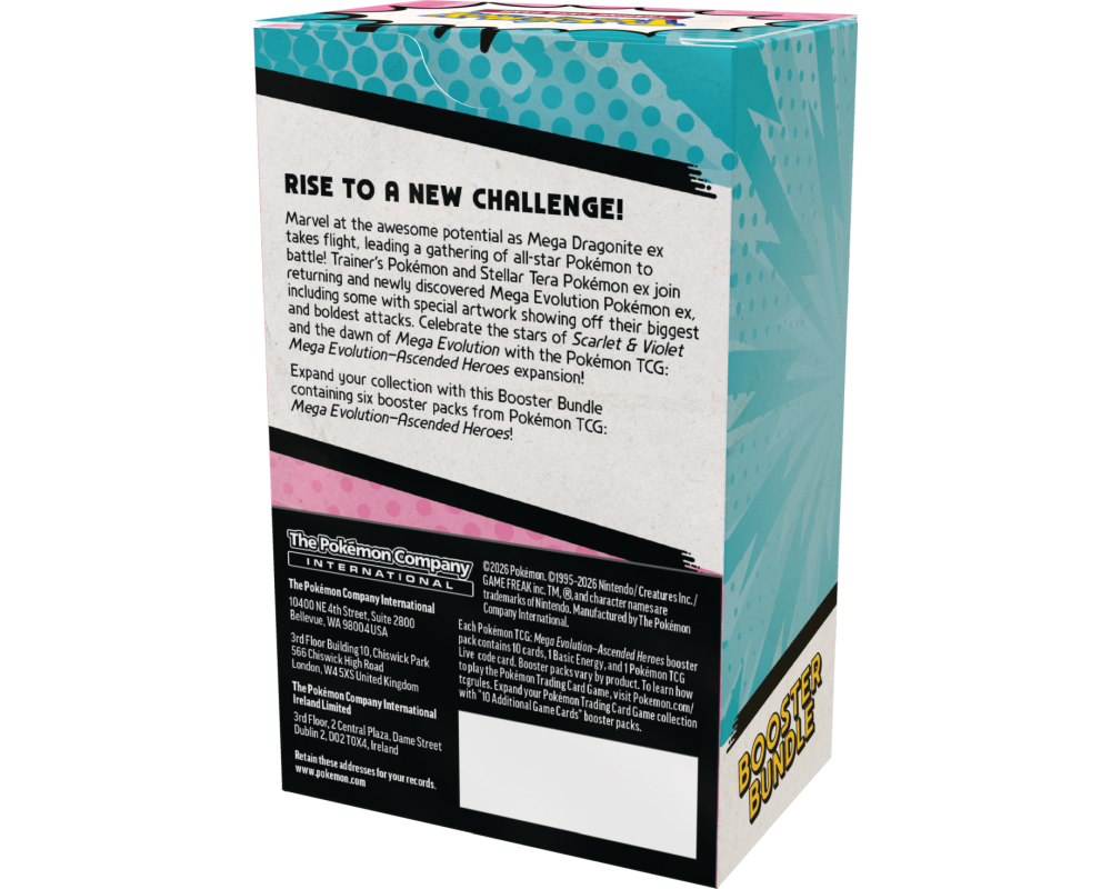 Pokémon TCG: Mega Evolution - Ascended Heroes - Booster Bundle