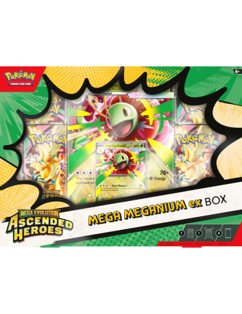 Zestaw: 3x Pokémon TCG: Ascended Heroes - Meganium ex/Emboar ex Box/Feraligatr ex Box