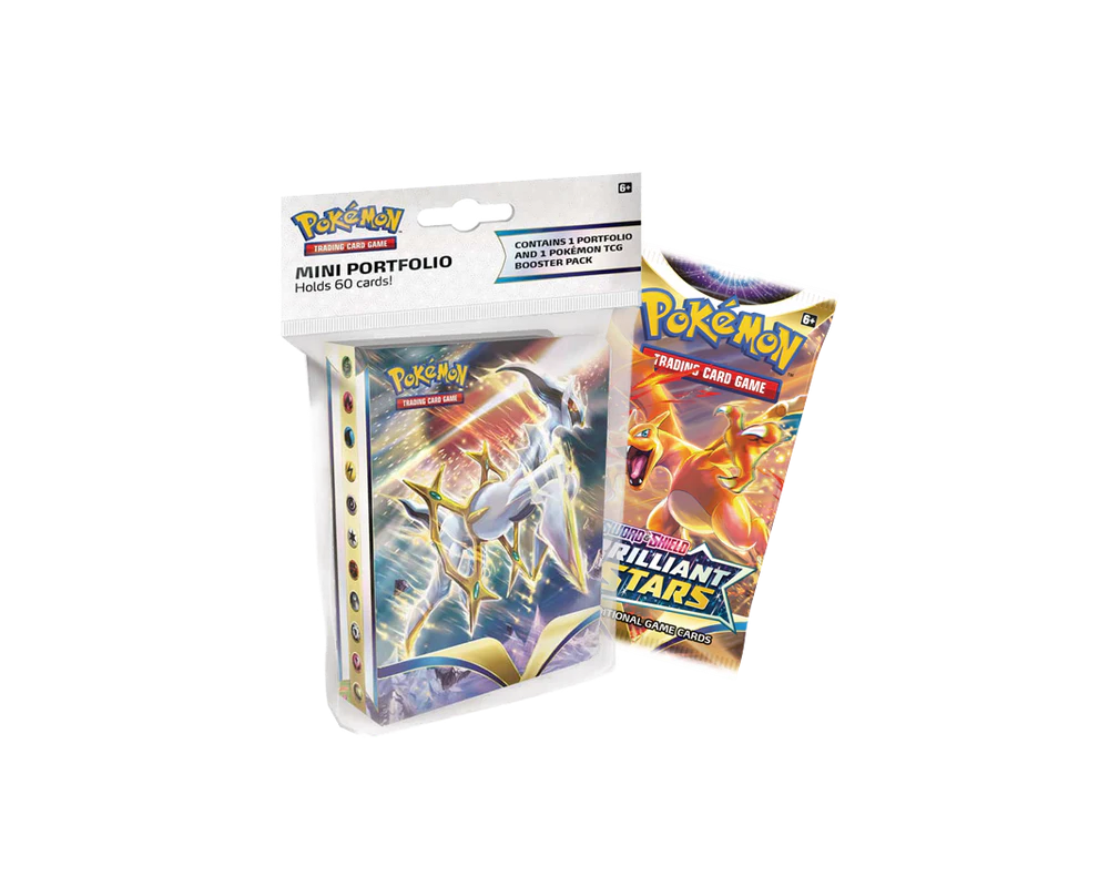 Pokémon TCG: Brilliant Stars Mini Portfolio + Booster