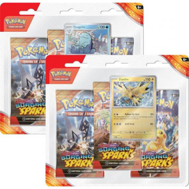 Zestaw: Pokémon TCG: Surging Sparks 2x 3-Pack Blister