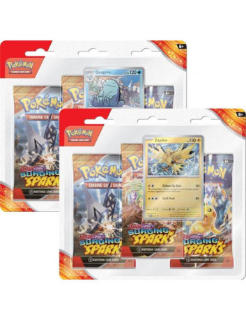 Zestaw: Pokémon TCG: Surging Sparks 2x 3-Pack Blister