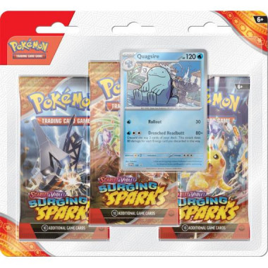 Zestaw: Pokémon TCG: Surging Sparks 2x 3-Pack Blister